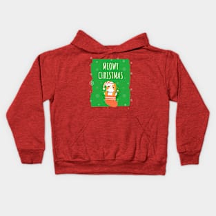 Christmas Kitty Kids Hoodie